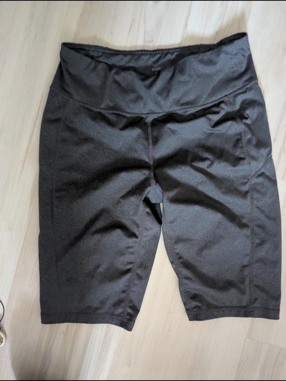 Reebok Black High-Waist Bike Shorts